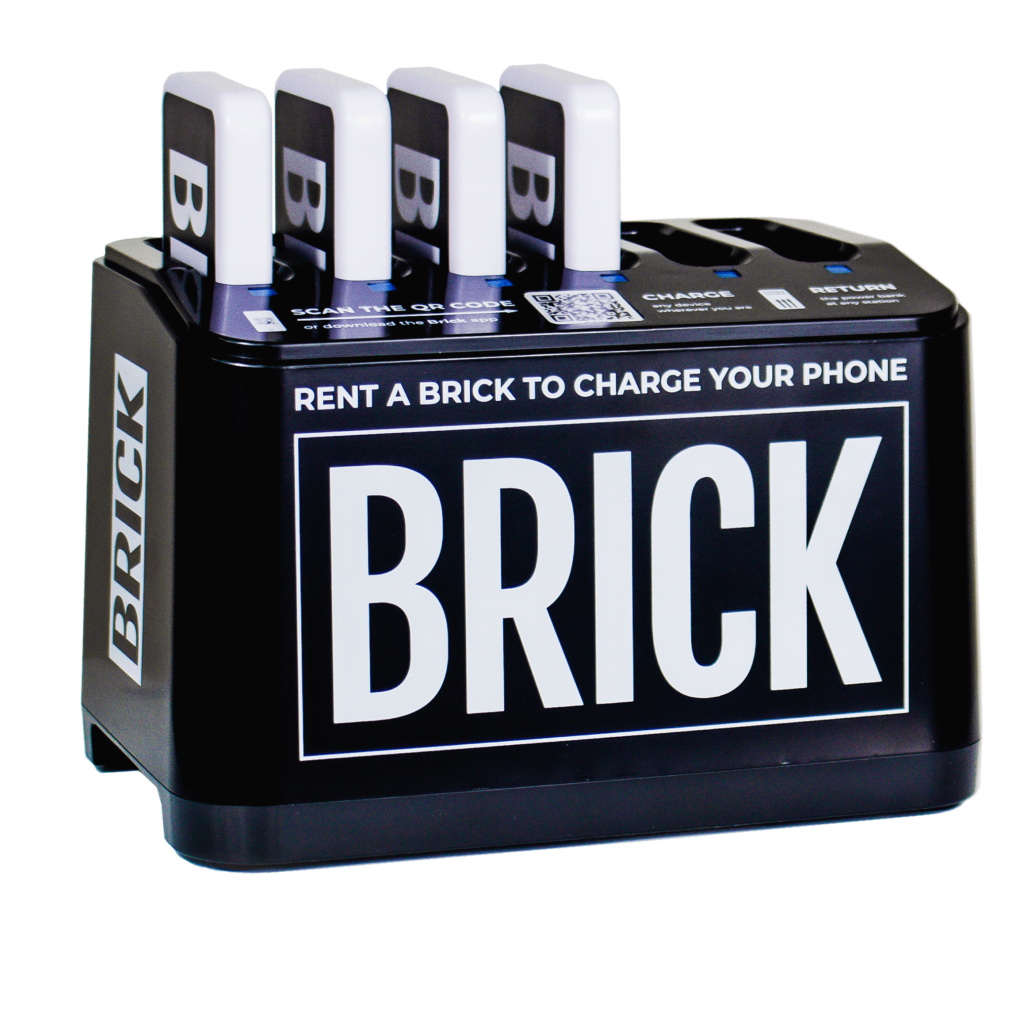 Six slot Brick rental station