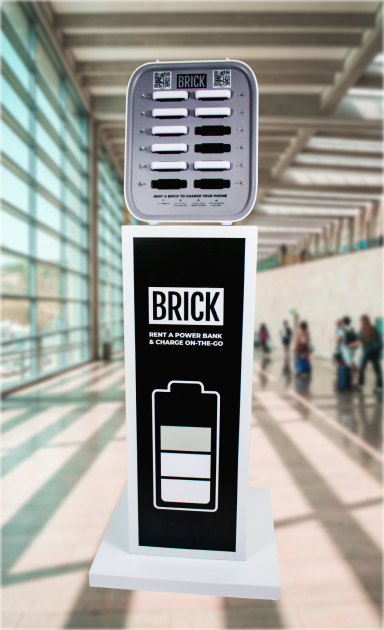 Brick-station med 48 kortplatser